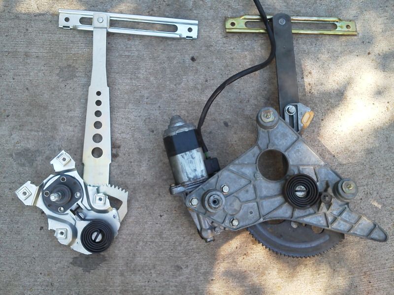 W123 Rear Window Regulator, low cost replacement PeachParts Mercedes